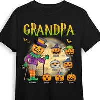 Personalized Halloween Gift For Grandpa Little Scary Pumpkins Shirt - Hoodie - Sweatshirt 28511 thumb 1