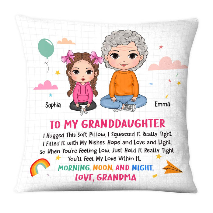 Personalized Birthday Gift For Granddaughter Peek A Boo Pillow 28512 1