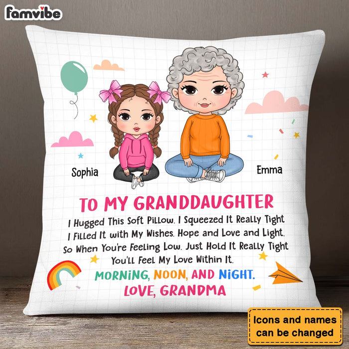 Personalized Birthday Gift For Granddaughter Peek A Boo Pillow 28512 1