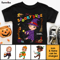 Personalized Halloween Gift For Grandson Spooky Dude Kid T Shirt 28516 thumb 1