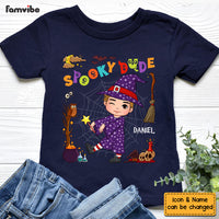 Personalized Halloween Gift For Grandson Spooky Dude Kid T Shirt 28516 thumb 1