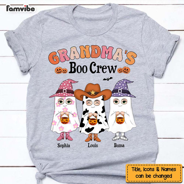 Personalized Gift For Grandma's Boo Crew Boho Halloween Shirt - Hoodie - Sweatshirt 28518 1