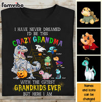 Personalized Crazy Grandma Dinosaur Halloween Shirt - Hoodie - Sweatshirt 28520 thumb 1