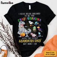 Personalized Crazy Grandma Dinosaur Halloween Shirt - Hoodie - Sweatshirt 28520 thumb 1