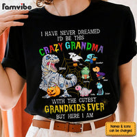 Personalized Crazy Grandma Dinosaur Halloween Shirt - Hoodie - Sweatshirt 28520 thumb 1
