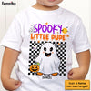 Personalized Halloween Gift For Grandson Spooky Little Dude Kid T Shirt 28521 1