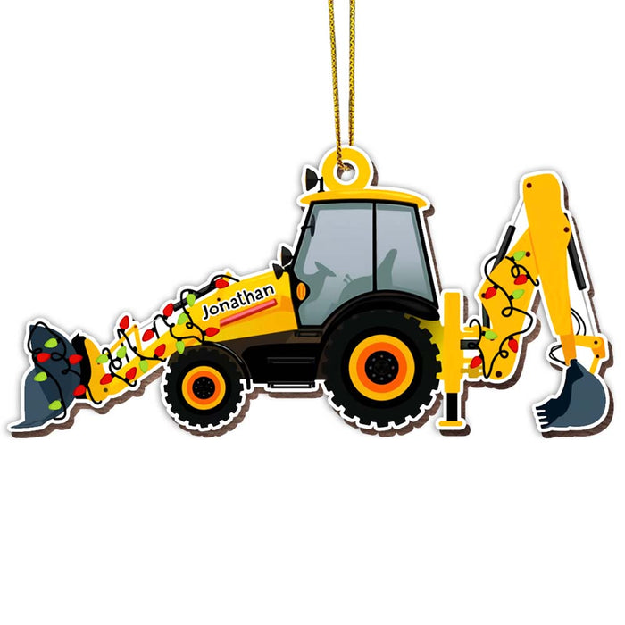 Personalized Gift For Grandson Construction Ornament 28533 1