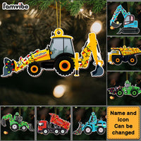 Personalized Gift For Grandson Construction Ornament 28533 thumb 1