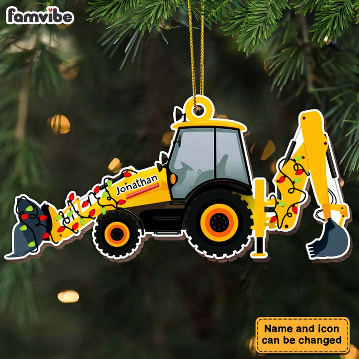 Personalized Gift For Grandson Construction Ornament 28533 1