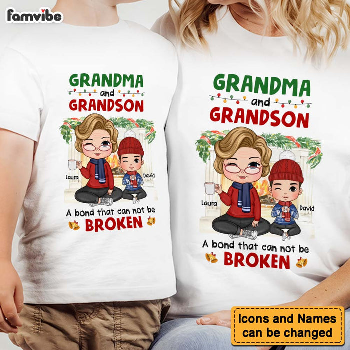 Personalized A Bond That Can't Be Broken Grandma Adult And Kid Tee 28539 1