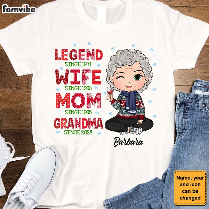 Personalized Legend Mom Grandma Shirt - Hoodie - Sweatshirt 28543 1