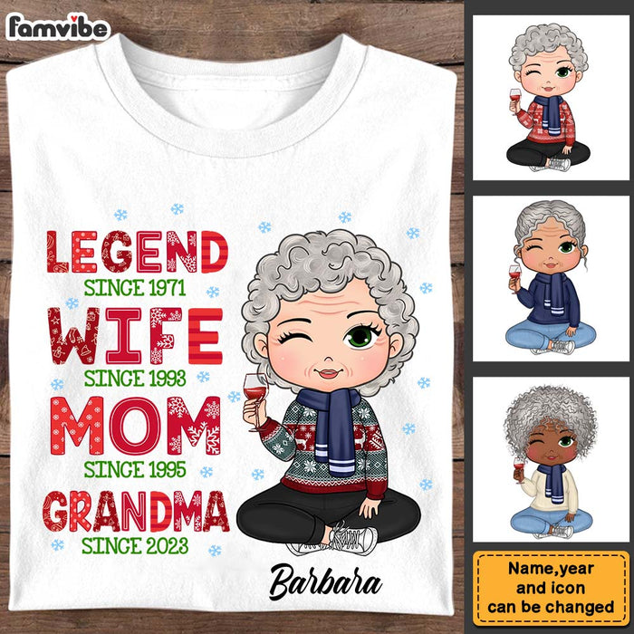 Personalized Legend Mom Grandma Shirt - Hoodie - Sweatshirt 28543 1