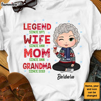 Personalized Legend Mom Grandma Shirt - Hoodie - Sweatshirt 28543 thumb 1