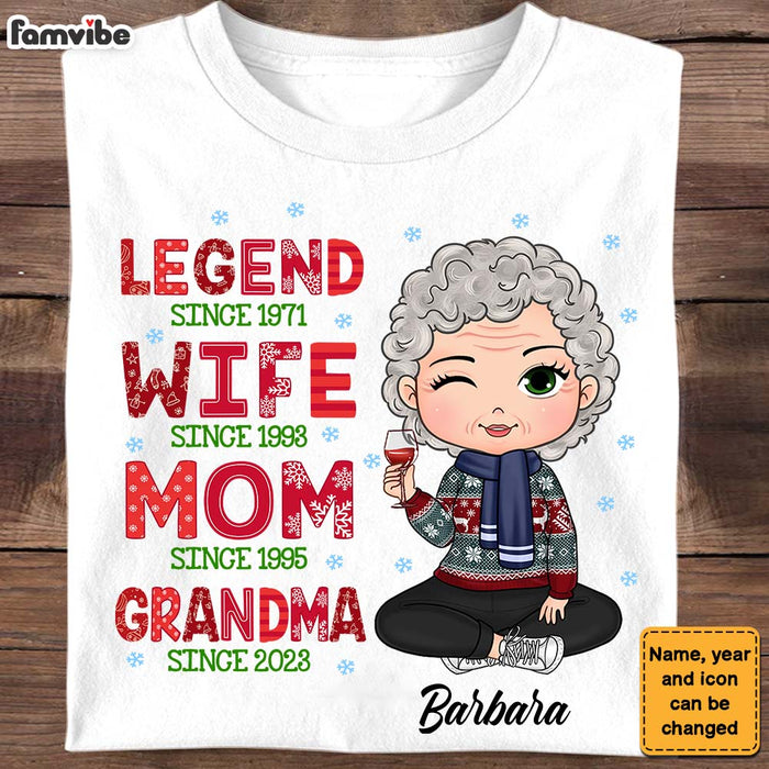 Personalized Legend Mom Grandma Shirt - Hoodie - Sweatshirt 28543 1