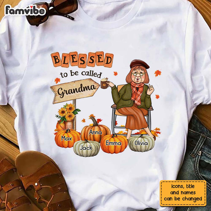 Personalized Gift For Grandma Blessed To Be Called Shirt - Hoodie - Sweatshirt 28544 1
