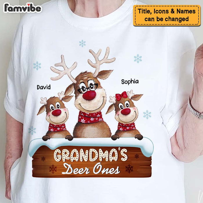 Personalized Grandma's Deer Ones Shirt - Hoodie - Sweatshirt 28547 1