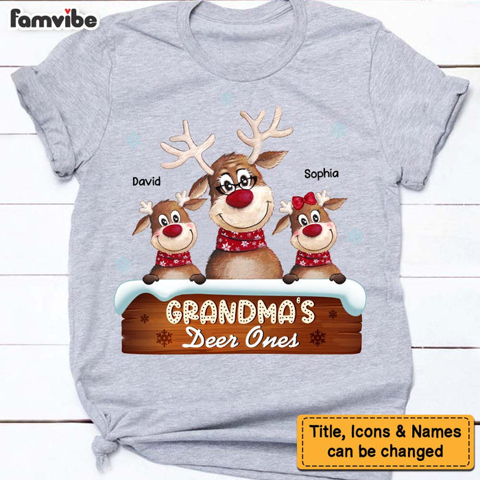 Personalized Grandma's Deer Ones Shirt - Hoodie - Sweatshirt 28547 1