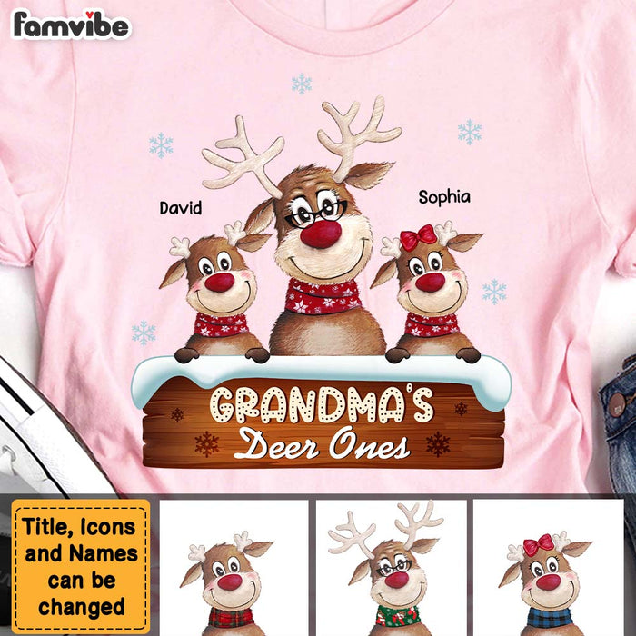 Personalized Grandma's Deer Ones Shirt - Hoodie - Sweatshirt 28547 1