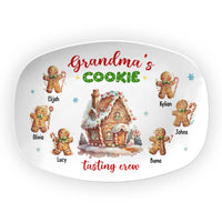 Personalized Christmas Gift For Grandma Cookie Gingerbread Plate 28549 thumb 1