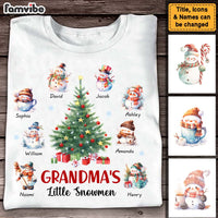 Personalized Christmas Gifts Grandma's Little Snowmen Shirt - Hoodie - Sweatshirt 28550 thumb 1