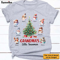 Personalized Christmas Gifts Grandma's Little Snowmen Shirt - Hoodie - Sweatshirt 28550 thumb 1