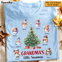 Personalized Christmas Gifts Grandma's Little Snowmen Shirt - Hoodie - Sweatshirt 28550 thumb 1