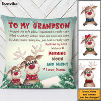 Personalized To My Grandson Pillow 28551 thumb 1