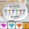 Personalized Gift For Grandma Love Between Grandmother And Grandkids Plate 28552 1