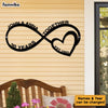 Personalized Gift For Anniversary Couple Heart Infinity Cut Metal Sign 28554 1