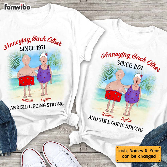 Personalized Gift For Old Couple Annoying Each Other Couple T Shirt 28556 1