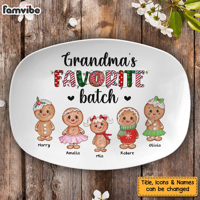 Personalized Custom Grandma Grandparents Family Ceramic Platter 8x13 Inches Farmhouse Farm Favorite Things outlet Unique Gifts Plate