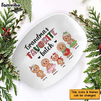 Personalized Christmas Gifts Grandma's Favorite Batch Plate 28557 thumb 1