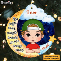 Personalized Gift For Grandson I Am Kind Moon Ornament 28558 thumb 1