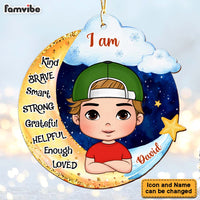 Personalized Gift For Grandson I Am Kind Moon Ornament 28558 thumb 1