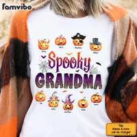 Personalized Halloween Gift Spooky Grandma Pumpkin Shirt - Hoodie - Sweatshirt 28563 thumb 1