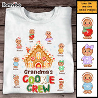 Personalized Christmas Gift For Grandma Gingerbread Cookie Crew Shirt - Hoodie - Sweatshirt 28565 thumb 1