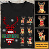 Personalized Christmas Gift For Grandpa Reindeer Belongs To Shirt - Hoodie - Sweatshirt 28567 1