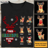 Personalized Christmas Gift For Grandpa Reindeer Belongs To Shirt - Hoodie - Sweatshirt 28567 thumb 1
