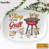Personalized Grandpa Grillfather Grill Master Plate 28573 1