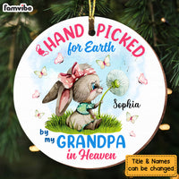 Personalized Baby Gift Hand Picked For Earth Circle Ornament 28578 thumb 1
