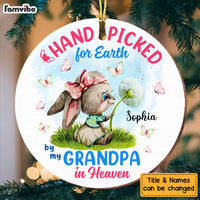 Personalized Baby Gift Hand Picked For Earth Circle Ornament 28578 thumb 1