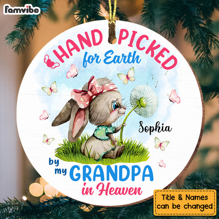 Personalized Baby Gift Hand Picked For Earth Circle Ornament 28578 1