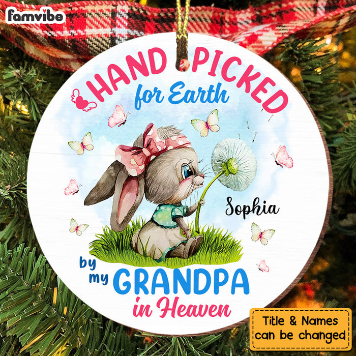 Personalized Baby Gift Hand Picked For Earth Circle Ornament 28578 1