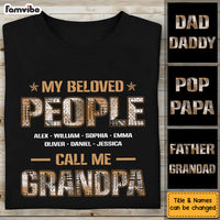 Personalized My Beloved People Call Me Papa Shirt - Hoodie - Sweatshirt 28580 thumb 1