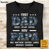 Personalized First Dad Now Papa Shirt - Hoodie - Sweatshirt 28583 thumb 1