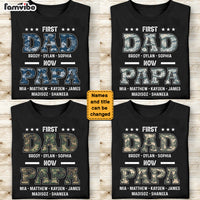 Personalized First Dad Now Papa Shirt - Hoodie - Sweatshirt 28583 thumb 1