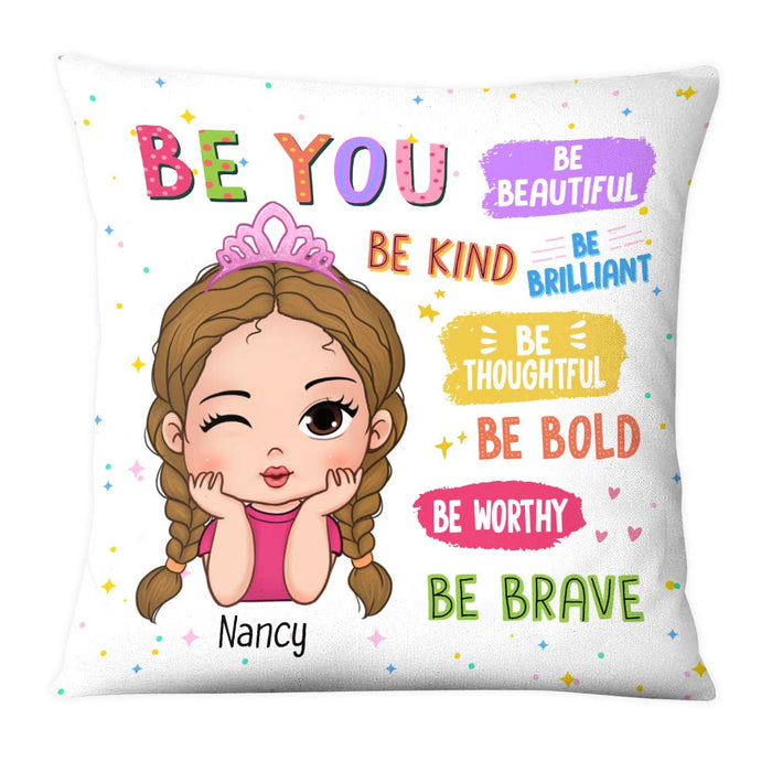 Personalized Gift For Granddaughter Be You Affirmations Pillow 28584 1