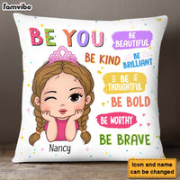 Personalized Gift For Granddaughter Be You Affirmations Pillow 28584 thumb 1