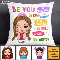 Personalized Gift For Granddaughter Be You Affirmations Pillow 28584 thumb 1