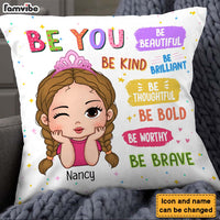 Personalized Gift For Granddaughter Be You Affirmations Pillow 28584 thumb 1